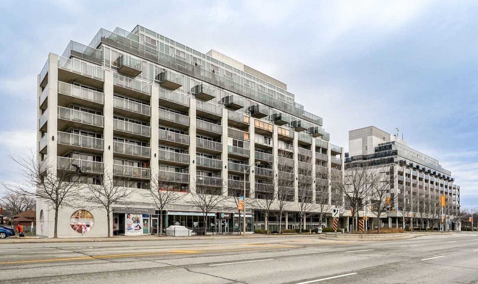 Loggia condominium buildings at 1040 and 1050 The Queensway in Etobicoke