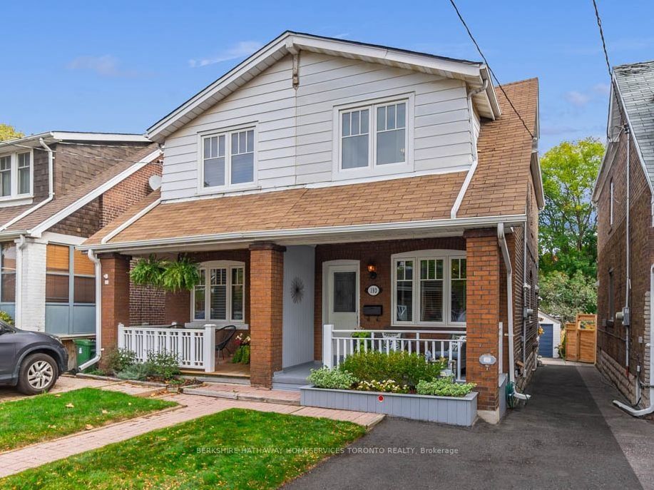 Semi-detached home at 193 Lawlor Avenue in Toronto