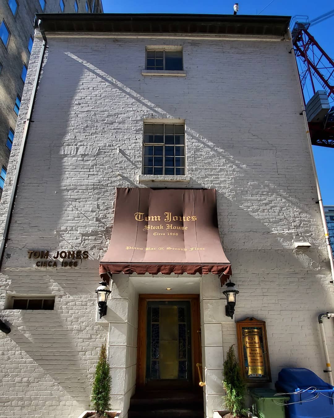 Tom Jones Steakhouse entrance in Etobicoke, Toronto