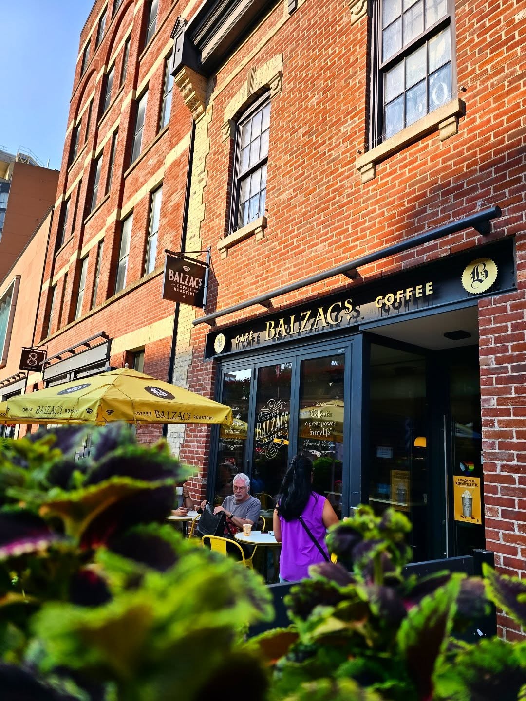 Balzac’s Coffee in the Distillery District, Toronto