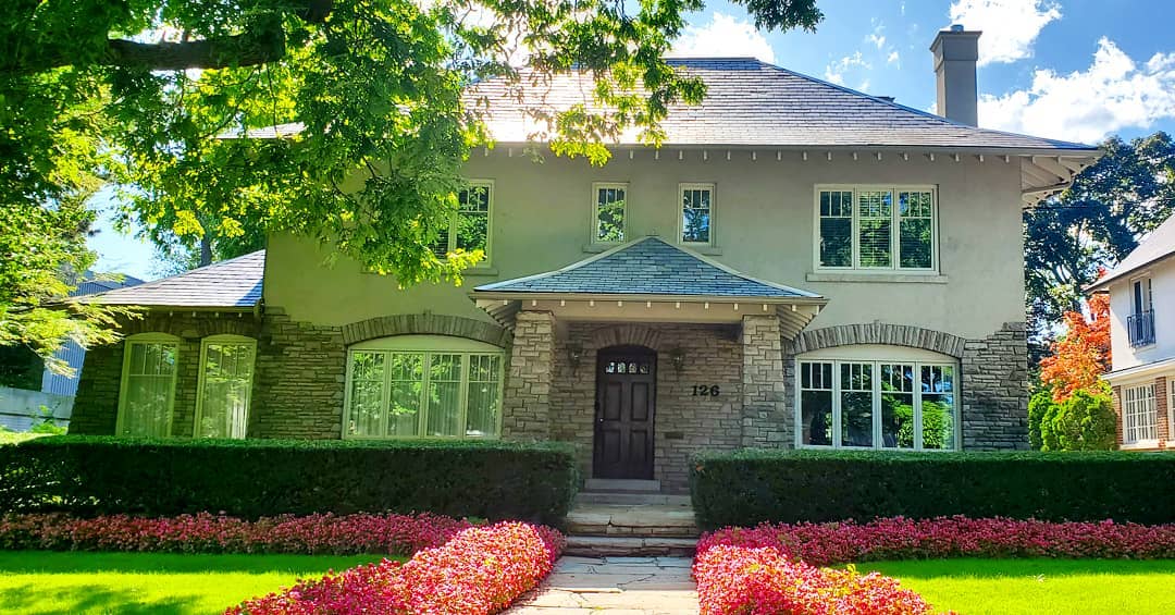 A stately detached home on a tree-lined street in Forest Hill, Toronto
