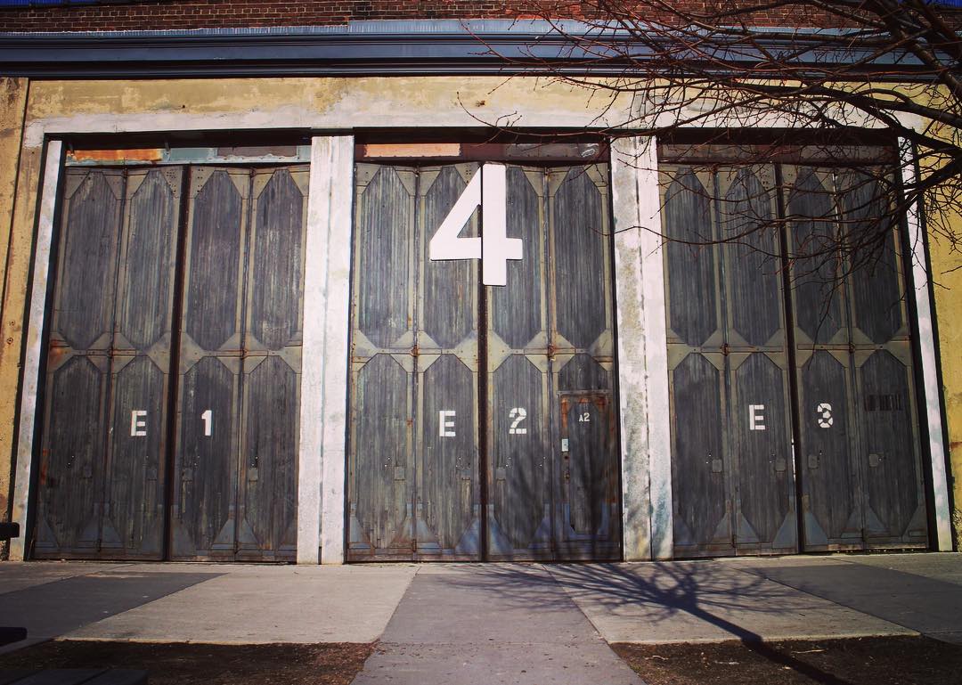 The historic Wychwood Barns streetcar repair building in midtown Toronto