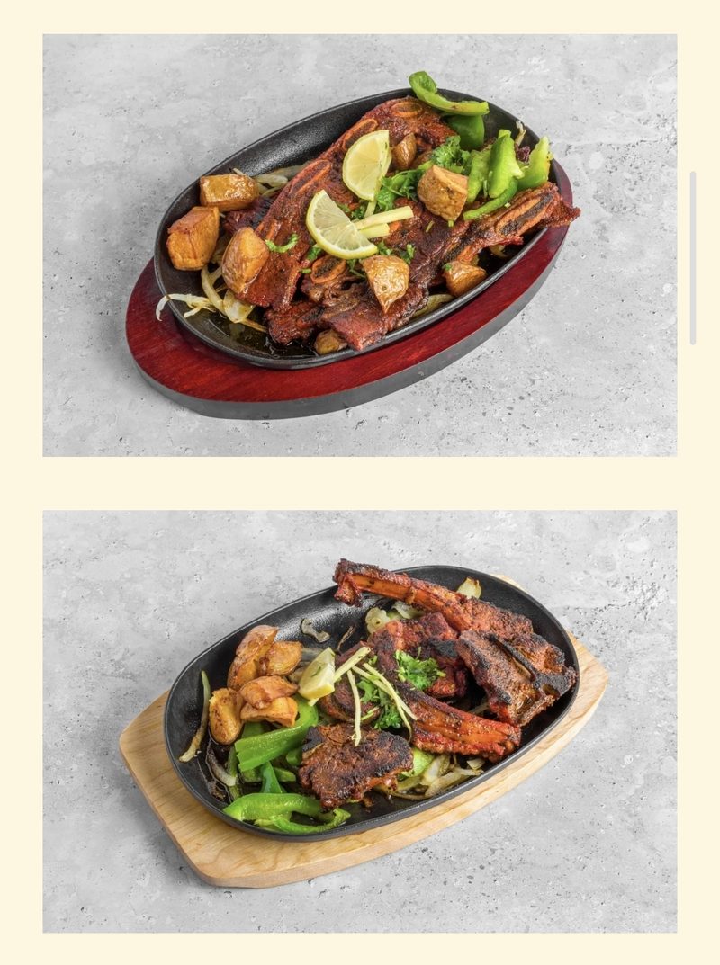 Sizzling platters at Lahore Tikka House in Leslieville, Toronto