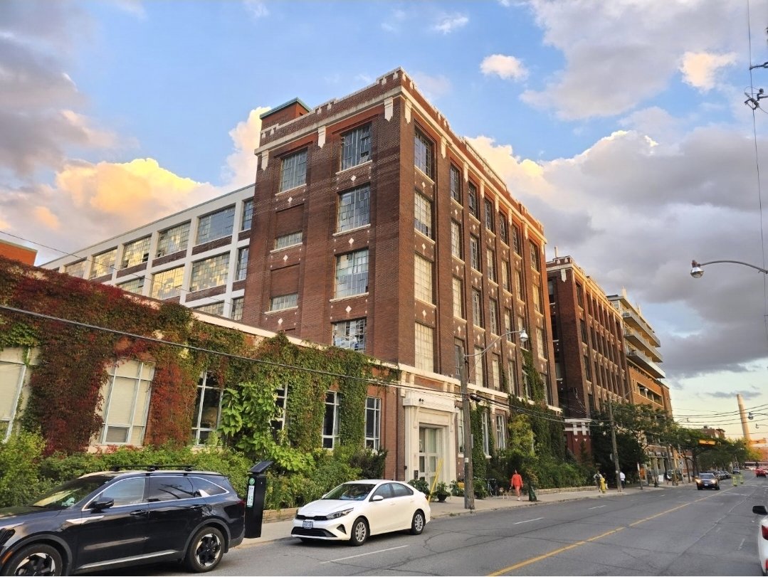 The Wrigley Lofts at 245 Carlaw Avenue, Leslieville — former Wrigley chewing gum factory
