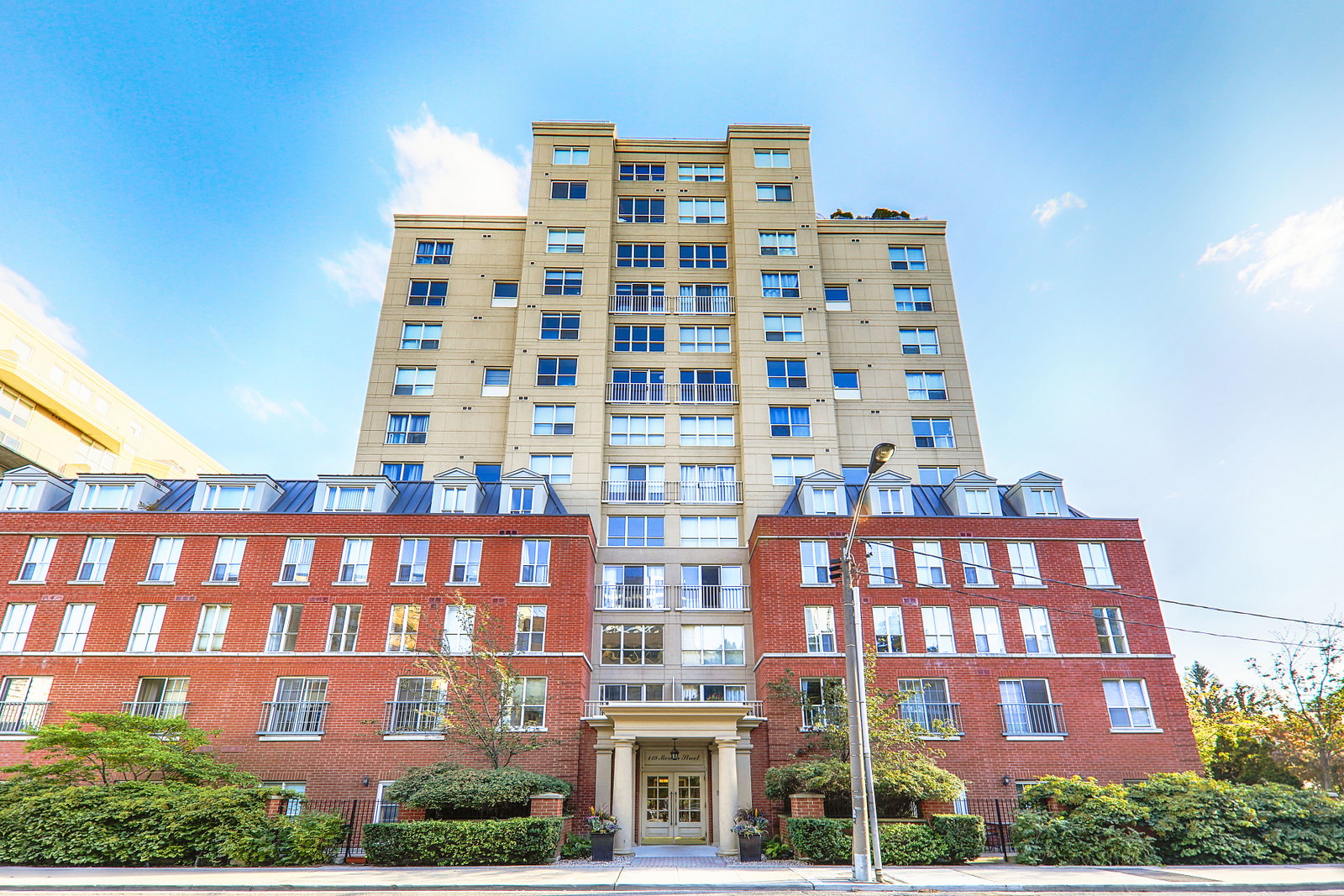 The Metro condominium buildings at 119-139 Merton Street in Toronto
