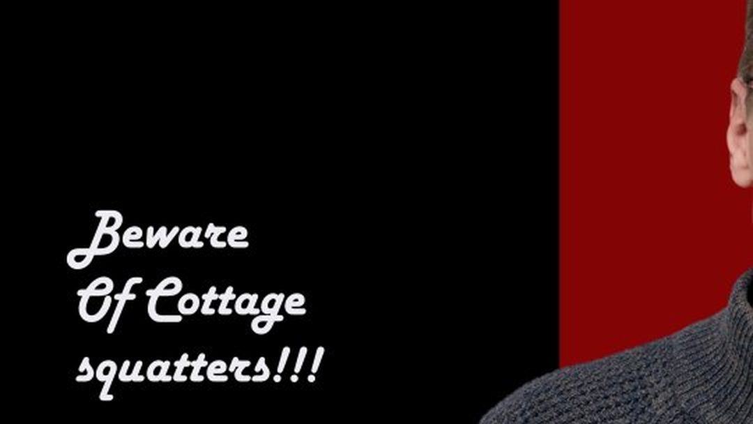 Still from Jim Emilson's video: Cottage Owners Beware: The Abandoned Property Scam