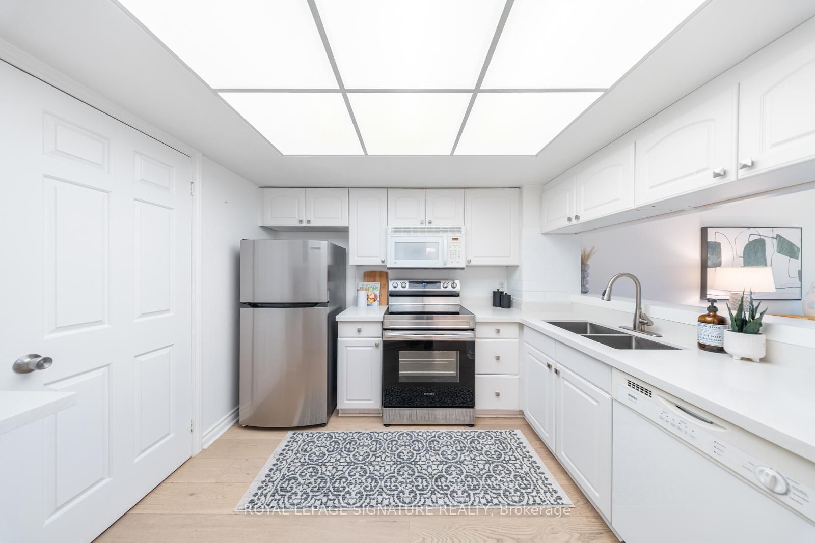 Updated kitchen with stainless steel appliances